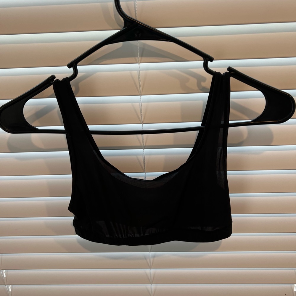 skims jelly sheer scoop neck bralette